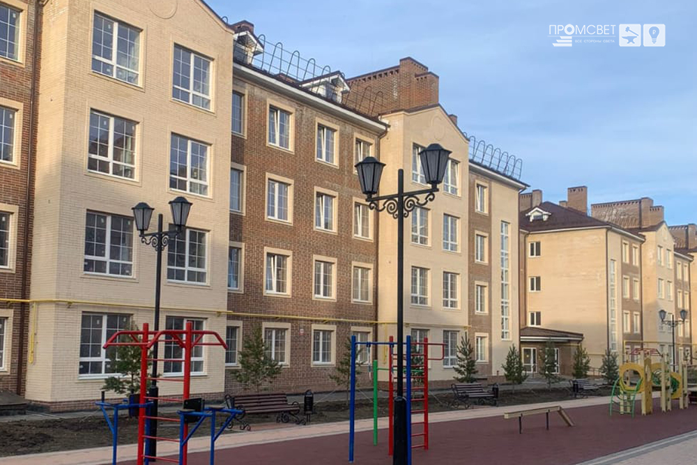Освещение придомовой территории ЖК Дмитровград