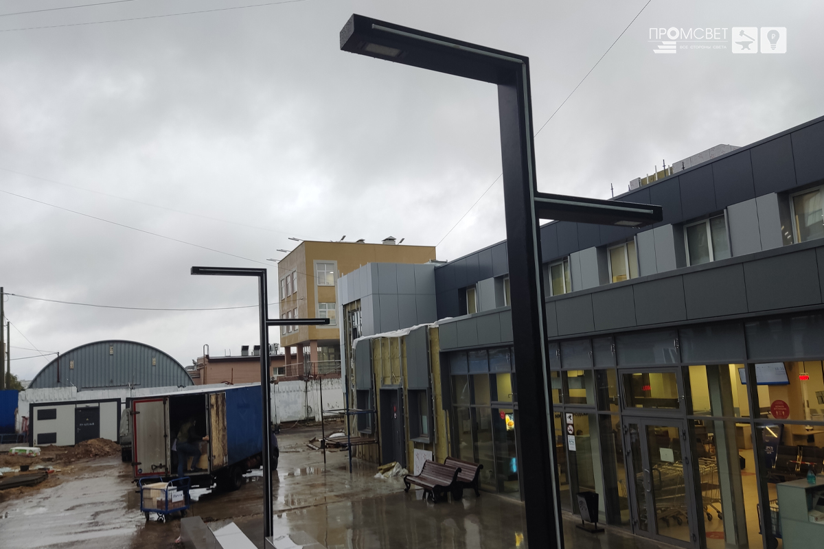Освещение территории Нижегородского ЦСМ