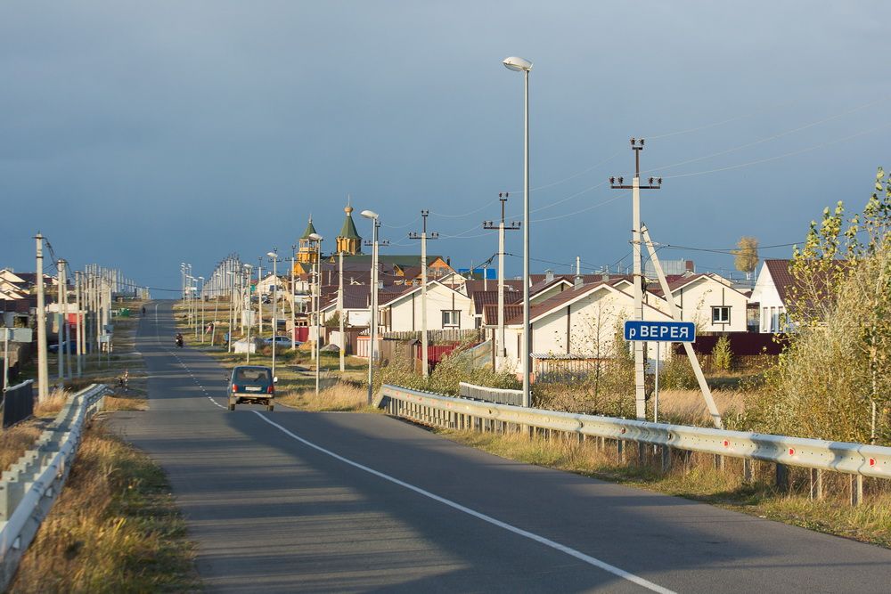 Наружное освещение в селе Верхняя Верея