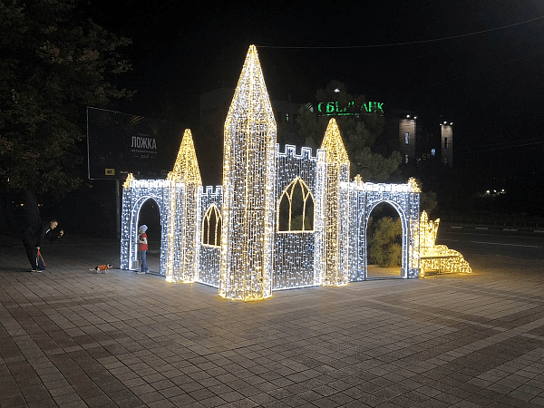 Световая инсталляция в Краснодаре